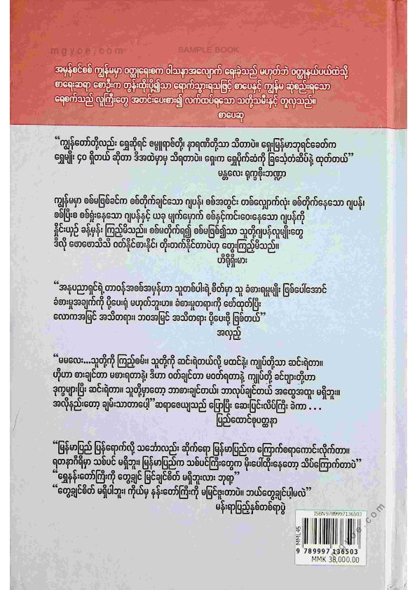 ဂျာနယ်ကျော်မမလေး - ဆောင်းပါးပေါင်းချုပ်