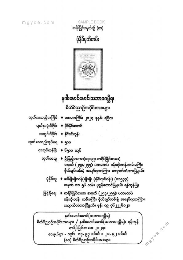 နဂါးမောင်မောင် - စိတ်ဝိညာဥ်အပိုင်းအစများ