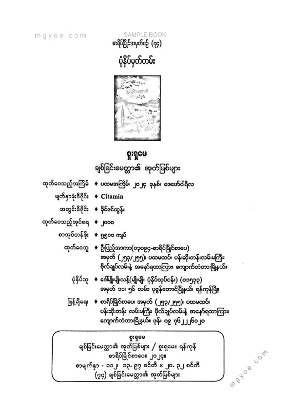 စူးရှမေ - ချစ်ခြင်းမေတ္တာရဲ့အုတ်မြစ်များ