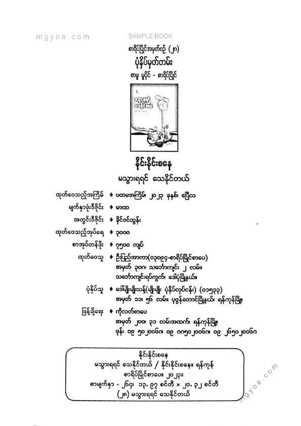 နိုင်းနိုင်းစနေ - မသွားရရင်သေနိုင်တယ်