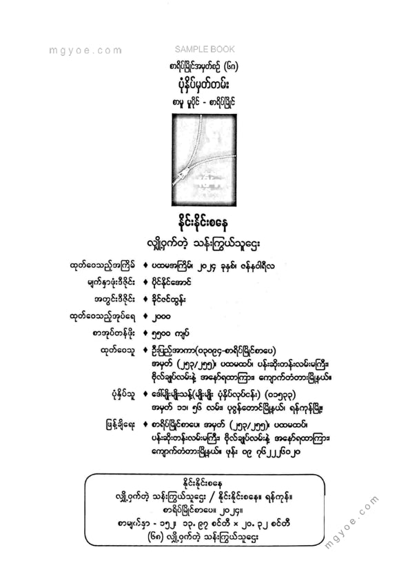 နိုင်းနိုင်းစနေ - လျှို့ဝှက်တဲ့သန်းကြွယ်သူဌေး