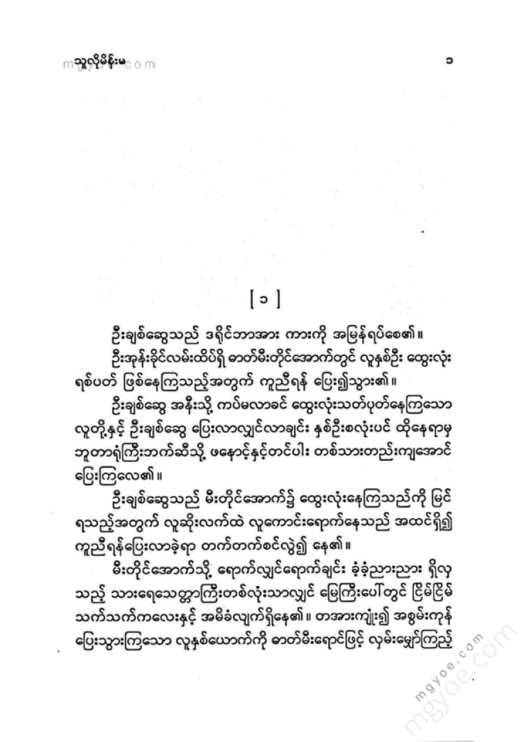 ဂျာနယ်ကျော်မမလေး - သူလိုမိန်းမ