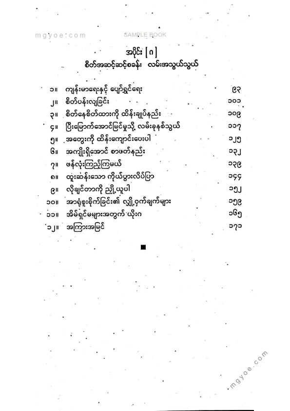 သက်လုံ - ဘဝအောင်မြင်ရေး၊ကျန်းမာပျော်ရွင်မှူနှင့်စိတ်စွမ်းအင်