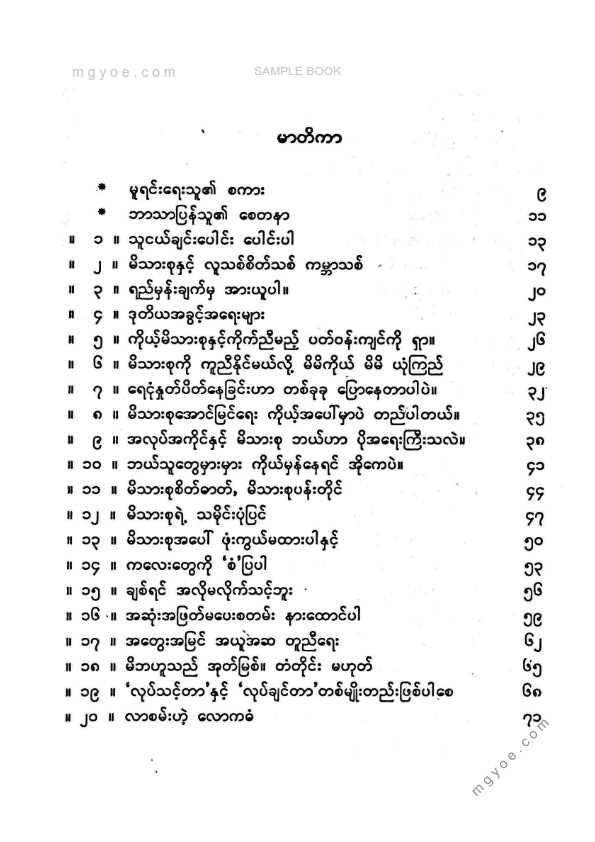 ညီညီနိုင် - ချမ်းမြေ့သာယာမိသားစုတိုကမ္ဘာ