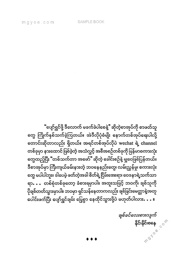 နိုင်းနိုင်းစနေ - တစ်သက်တာအဖေါ်