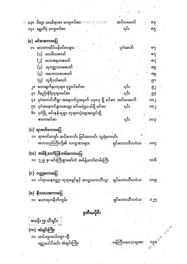 ကလောင်စုံ - မြန်မာစာညွန့်ပေါင်းကျမ်း(ပဥ္စမတွဲ)