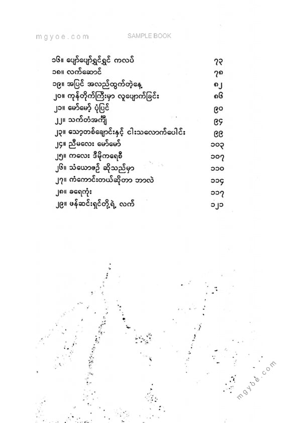 သစ္စာနီ - ကုန်တိုက်ကြီးမှာလူပျောက်ခြင်း
