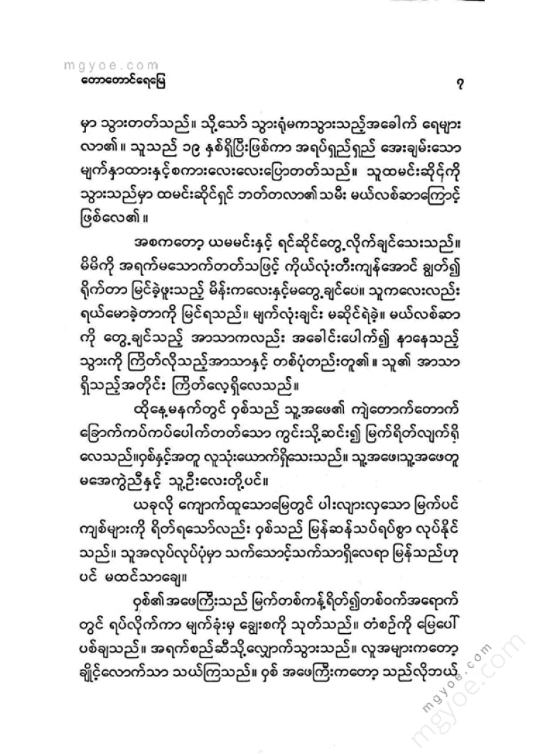 Kyi Aye - Forest, Mountains, Water, Land