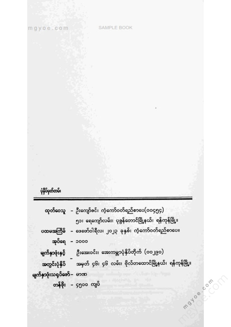 Nyi Lin Home - Childhood Essay