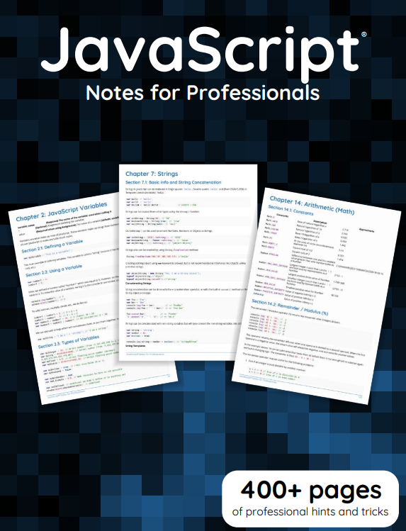 GoalKicker - JavaScript