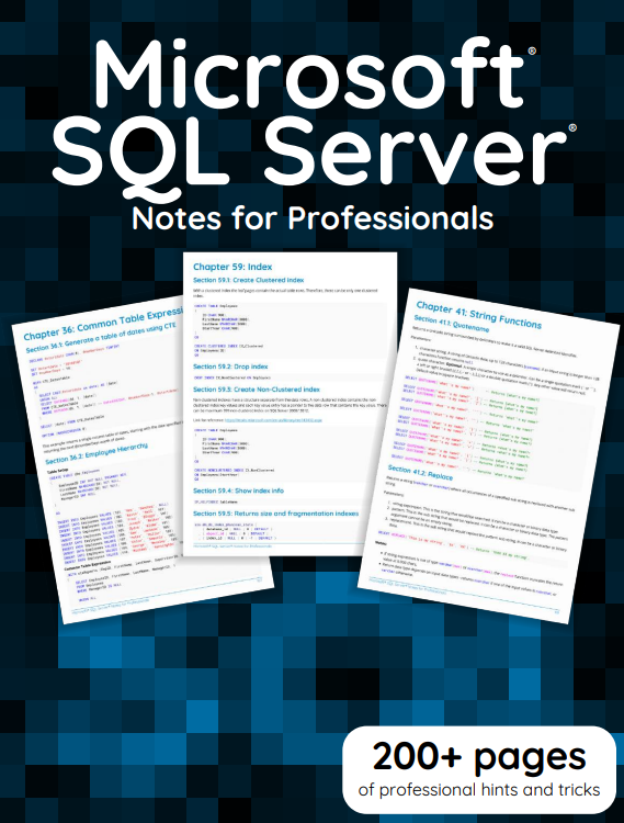 GoalKicker - Microsoft SQL Server