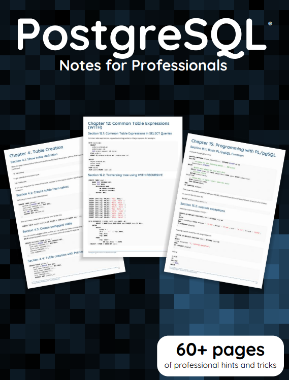 GoalKicker - PostgreSQL