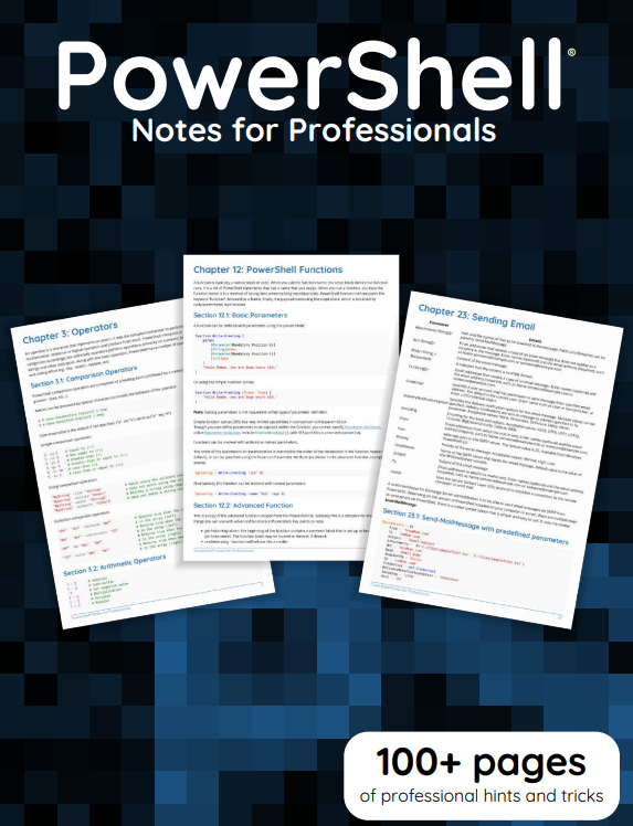 GoalKicker - PowerShell