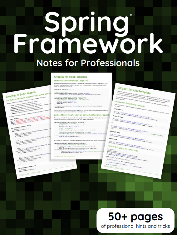 GoalKicker - Spring Framework
