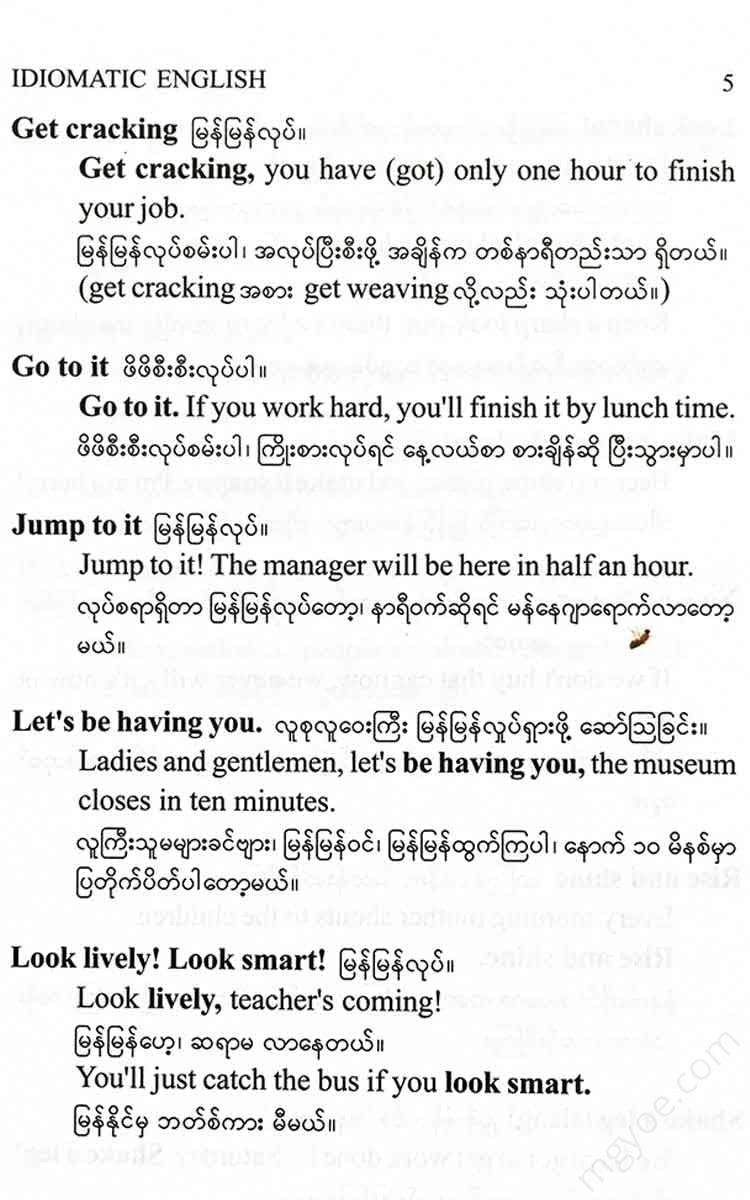 - Idiomatic English Books