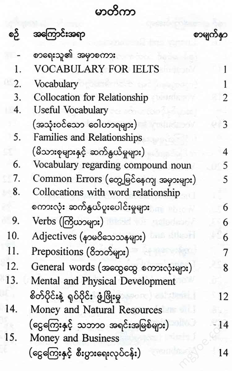 () - Vocalbulary For Ielts1 Books