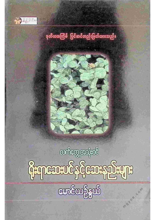 မောင်ယဥ်နွယ် - ရိုးရာဆေးပင်နှင့်ဆေးနည်းများ