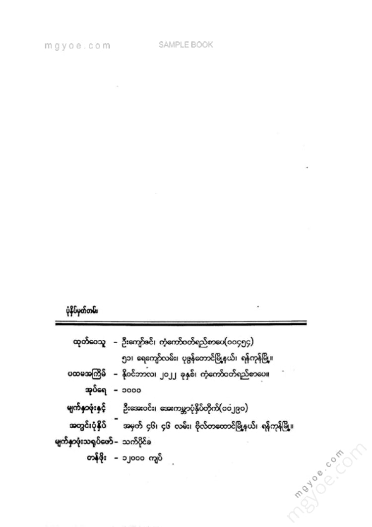 Phyo Kyaw - Pattheenya Grocery Store