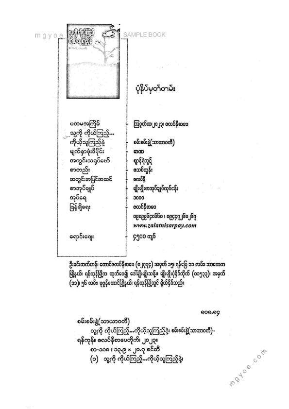 စမ်းစမ်းနွဲ့(သာယာဝတီ) - သူ့ကိုကိုယ်ကြည့်ကိုယ့်သူကြည့်နဲ့