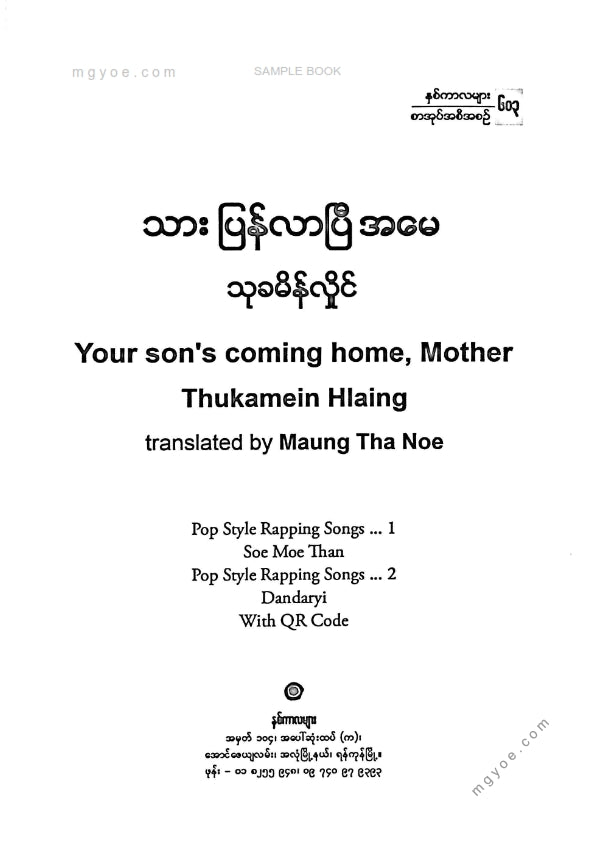 သုခမိန်လှိုင် - သားပြန်လာပြီအမေ