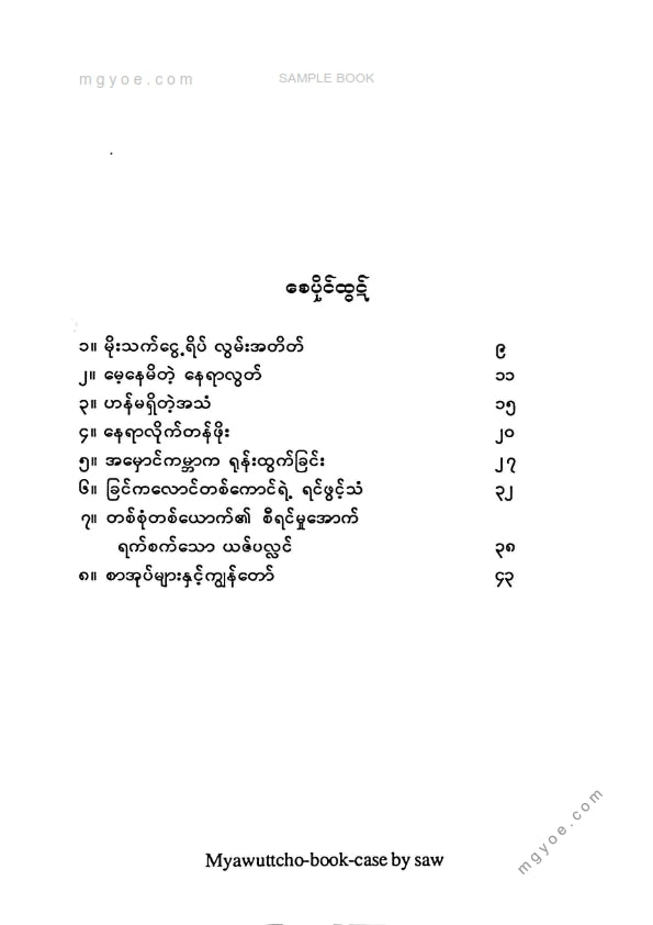 စေပိုင်ထွဋ်၊ ဝတ်ရည်နန္ဒာ၊ ခေတ်ဦးနွေ - မိုးစက်ပွင့်တို့ဒိုင်ယာရီ