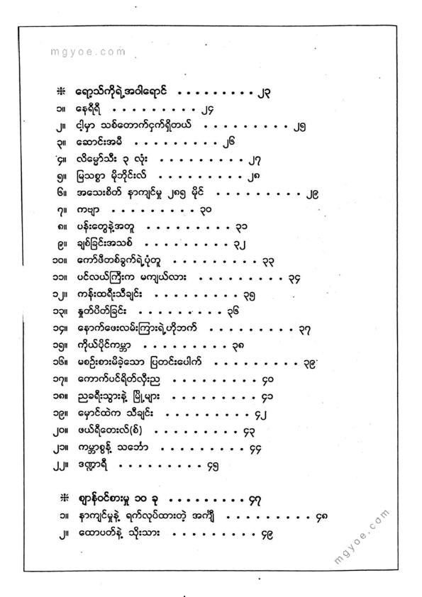 ခင်အောင်အေး - လက်ရွေးစင်အမှားများ