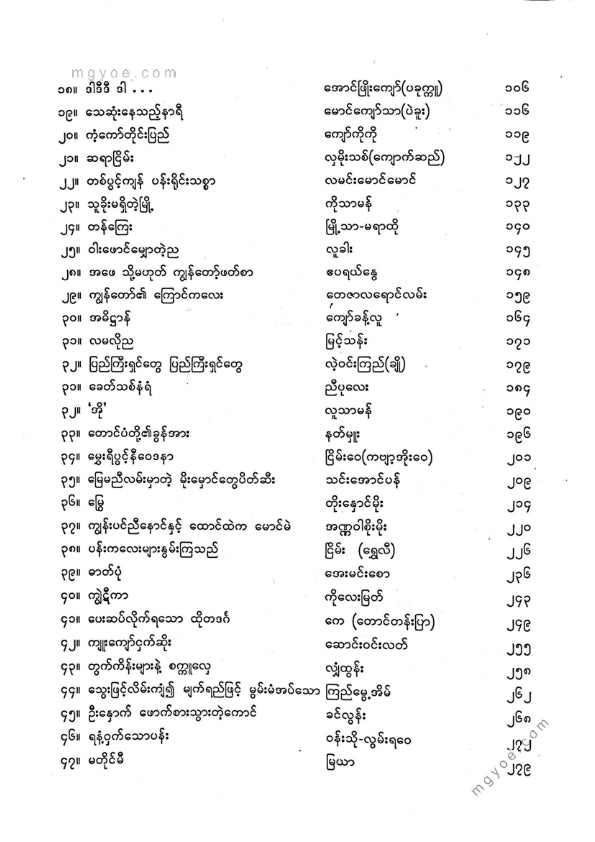 ကလောင်စုံ - မြန်မာဝထ္ထုတို ၂၀၁၄