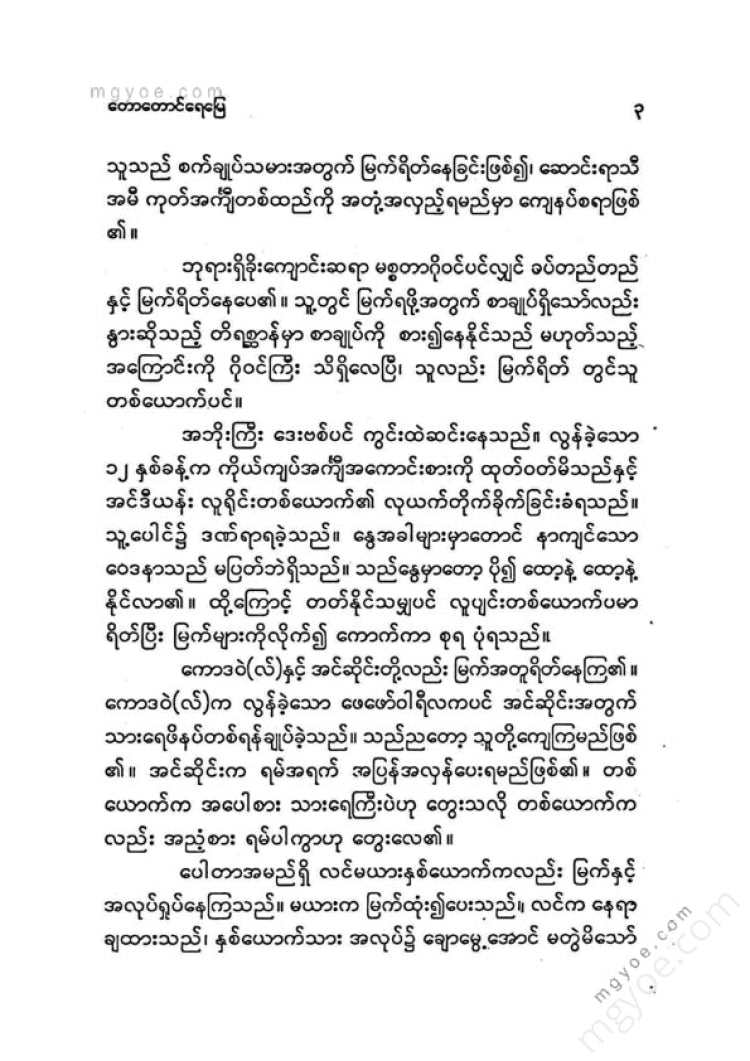Kyi Aye - Forest, Mountains, Water, Land