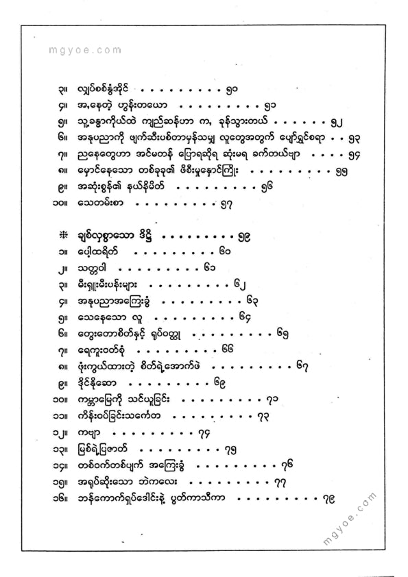 ခင်အောင်အေး - လက်ရွေးစင်အမှားများ