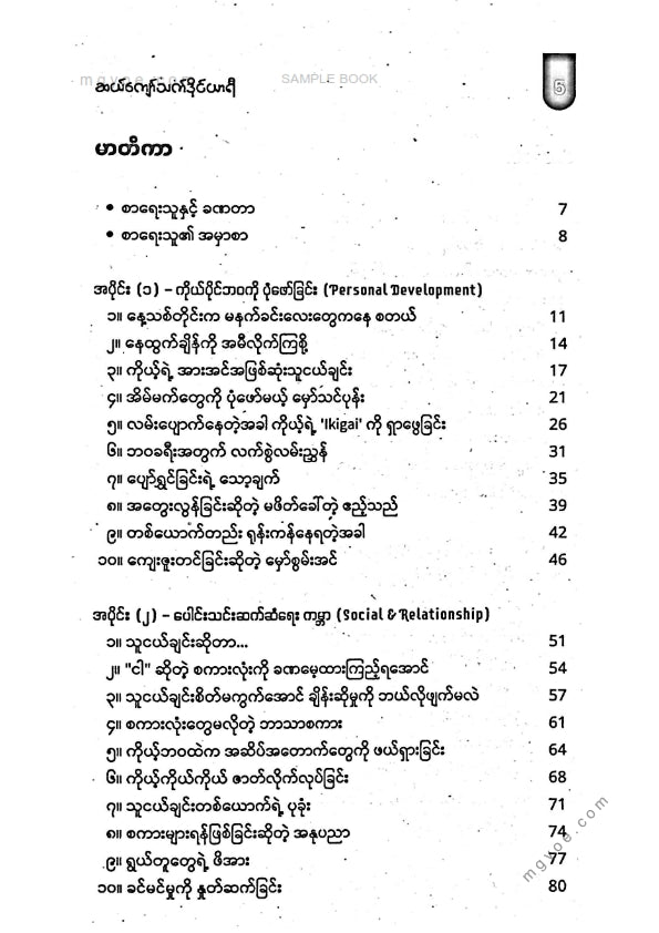 အက္ခရာ - ဆယ်ကျော်သက်ဒိုင်ယာရီ