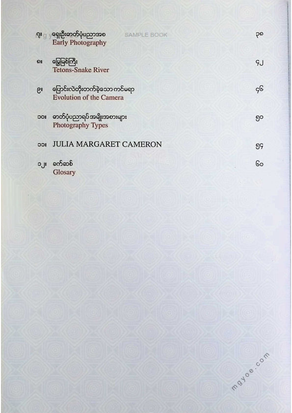 ဇော်မျိုးထွဋ် - ပန်းပုနှင့်ဓာတ်ပုံအနုပညာစာစဥ် ART4